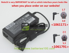  Adapters for toshiba satellite c855-1qk (19V 3.42A 65W) image 1