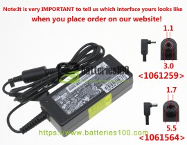  Adapters for acer travelmate b1 tmb118-rn-p31h (19V 2.37A 45W) image 1