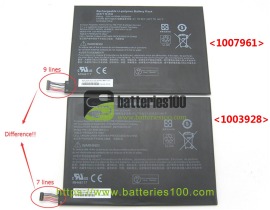  Batteries for hp pavilion x2 10-k002nr (3.8V 9220mAh) image 1