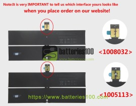  Batteries for microsoft surface laptop 2 (7.57V 5970mAh) image 1