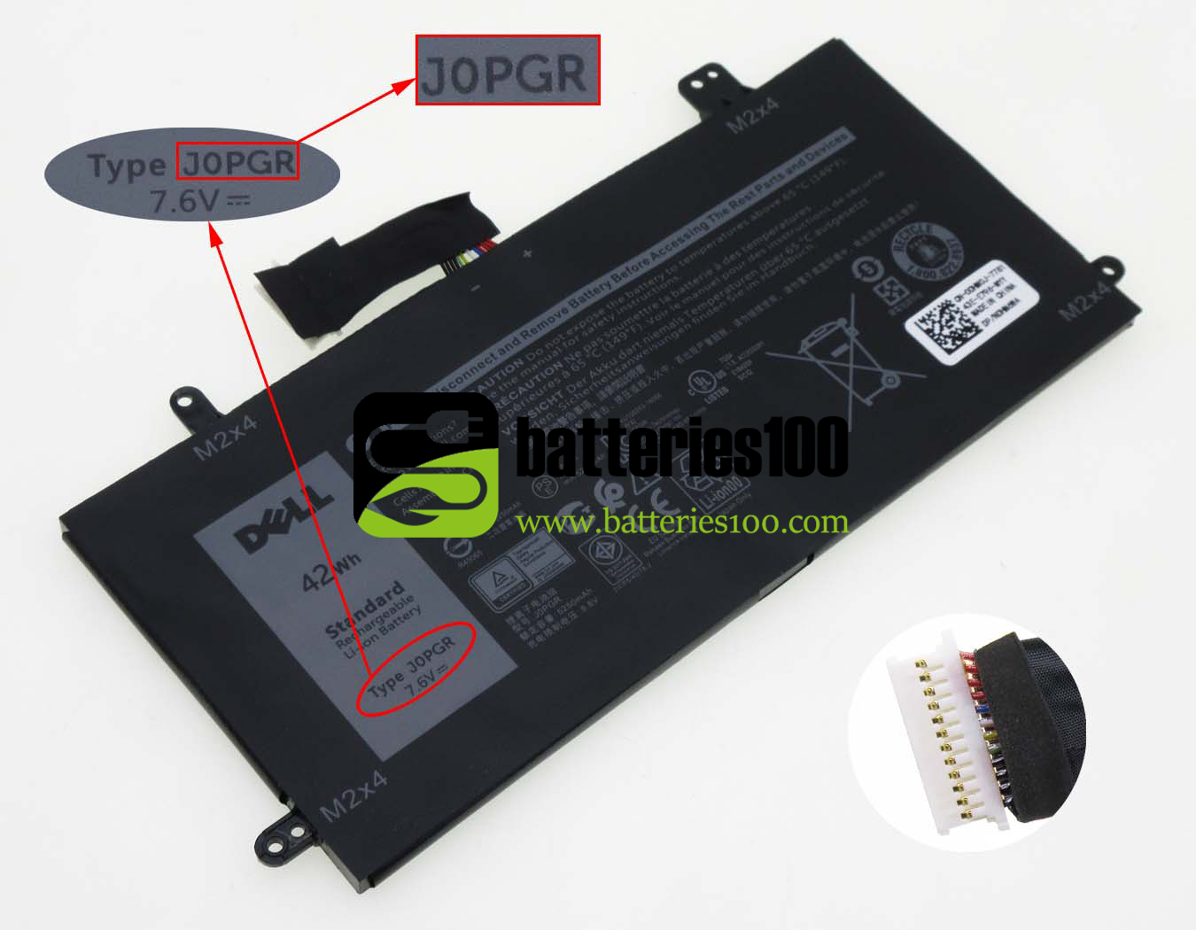 Dell battery part number identification