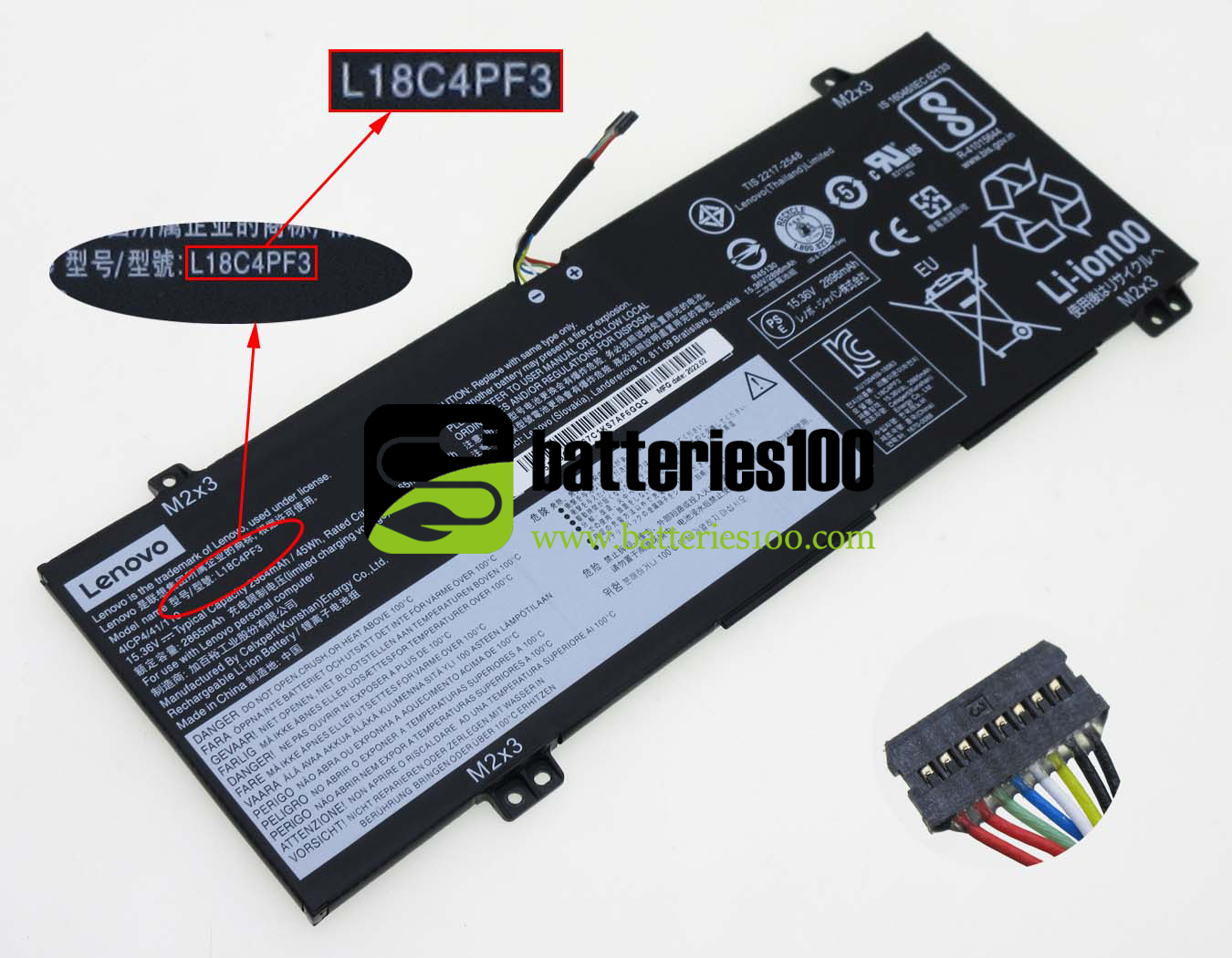 Lenovo battery part number identification